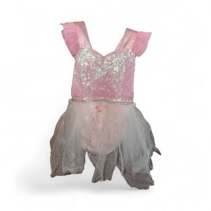 Sparkling Pink Unicorn Fairycore Costume for Kids 18-24 Months Tutu One Piece